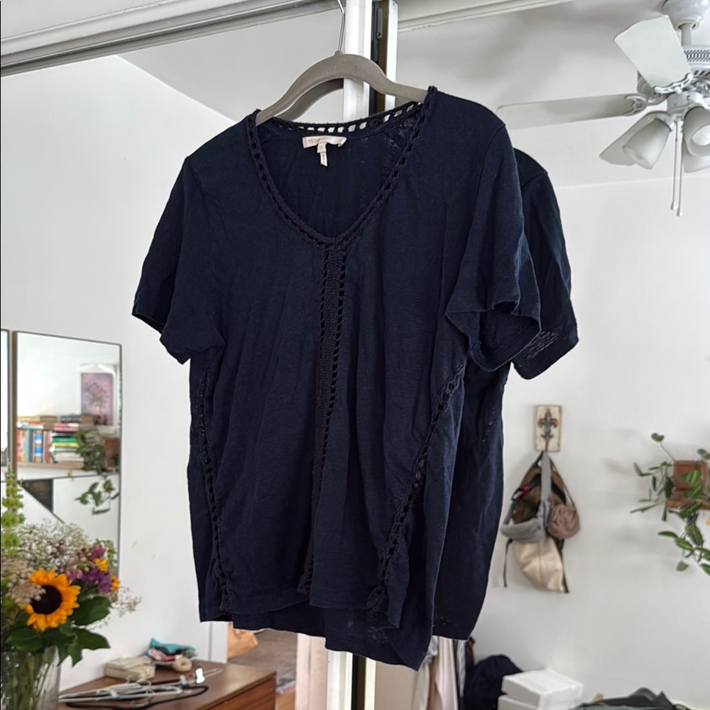 Maje Navy Top